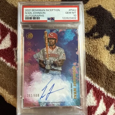 2021 BOWMAN INCEPTION IVAN JOHNSON AUTO 251/600 - Image 1 of 4