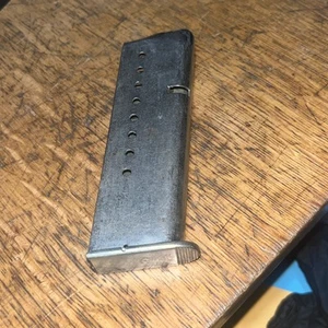 LLAMA IXA .45 ACP AUTO FACTORY MAGAZINE 7 RD MADE IN SPAIN WIDE BASE OEM Silver - Picture 1 of 11