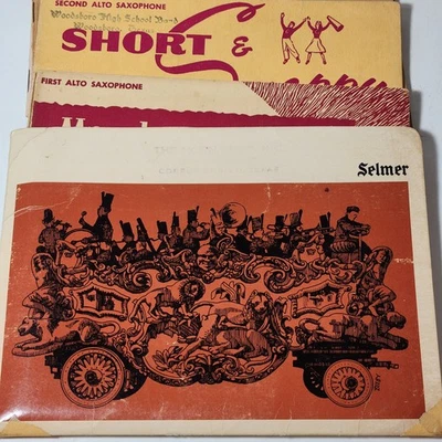 Vintage Sheet Music for Alto Sax Rubank Fillmore Spot Hits For Band 50's - Image 1 of 4