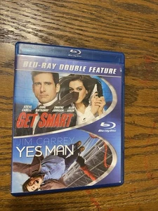 Get Smart & Yes Man (Blu-Ray Anne Hathaway Jim Carrey Steve Carell The Rock Oop - Picture 1 of 10