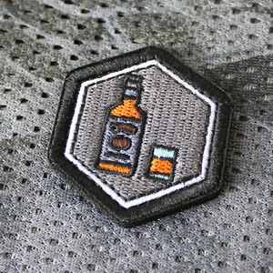 Hexpatch Aufnäher Patch Whiskey Whisky Redneck Spirit Bourbon Scotch Moonshine - Bild 1 von 4