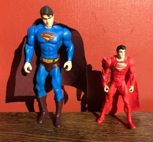 SUPERMAN DC COMICS x2 ACTION FIGURES - SUPERMAN RETURNS & WRECKING BALL - Picture 1 of 12