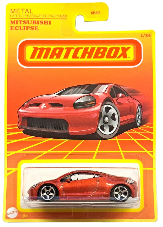 MATCHBOX RETRO MITSUBISHI ECLIPSE 1/24 GWJ37 - Image 1 of 1