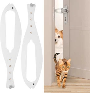 LIBBEPET Cat Door Latch, 2 Pcs Flex Latch Cat Door Holder, Cat Door Stopper to K - Picture 1 of 12