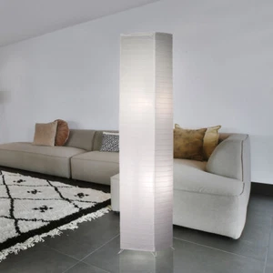 Standleuchte Stehlampe Papierlampe Schlafzimmerleuchte Deckenfluter 2 flammig - Bild 1 von 12