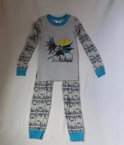 by hanna Andersson Batman Snug Fit Pajamas in Boys Sized 8 Excellent Condition - Picture 1 of 10