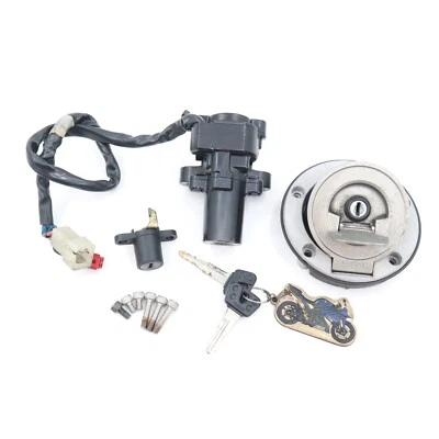 03-09 2003 2009 Yamaha Yzf R6 R6s Ignition Lockset Lock Key Set Gas Seat Oem C35 - Image 1 of 4
