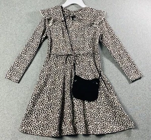 Extraordinario Vestido Niñas Con Bandolera Cartera Talla 4 Nuevo  - Imagen 1 de 2