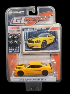 GreenLight 2010 Dodge Charger SRT8 GL Muscle Series 3 - 13030 NRFP Yellow 1:64 - Picture 1 of 4