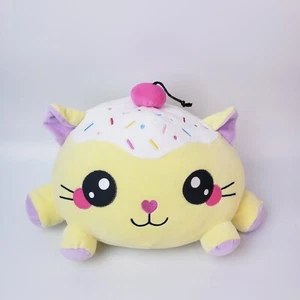 Linzy Peluche Linzy Gatito Amarillo Gato Helado Espolvorear Topping Súper Suave - Imagen 1 de 4