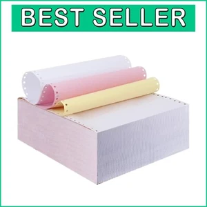 Jam-Free NCR Copy Paper - 9.5x11 Carbonless Continuous Forms for Printing Needs - Picture 1 of 7