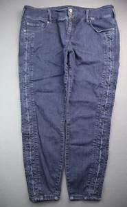 Women's 2017 Torrid Premium Jeans Jegging Lace Up Sides Skinny Size 20 (38x26) - Picture 1 of 9
