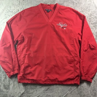 Red Sport-Tek V-neck Windbreaker Pullover X Winterfest Gatlinburg 2013 size Med - Image 1 of 4