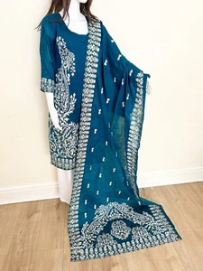 Indisch asiatisch pakistanisch Salwar Kameeze Term Kleid Größe M - Bild 1 von 10
