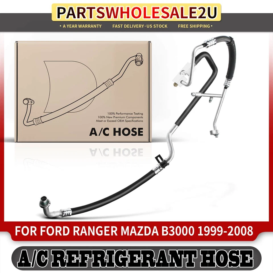 1 всасывающий и разгрузочный шланг в сборе для кондиционера Ford Ranger Mazda B3000 1999-2008 - Изображение 1 из 4