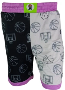 The Hood Sauce Herren schwarz, weiß und lila Basketball Shorts Größe Small - Bild 1 von 8