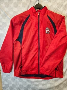 Reebok St. Louis Cardinals MLB Baseball Windbreaker Full Zip Jacke Herren - L - Bild 1 von 6