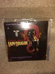 RARE LADY DRAGON LASERDISC CYNTHIA ROTHROCK ADULT COLLECTOR KUNG FU KARATE HTF - Picture 1 of 4