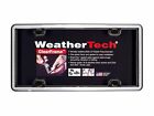WeatherTech ClearFrame License Plate Frame Chrome/Black Durable NEW with screws