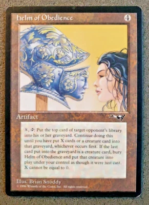 MTG Magic the Gathering Helm of Obedience (121/199) Alliances NM (DS3D1PB)...... - Image 1 of 4