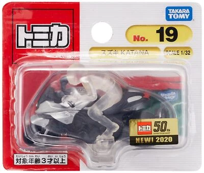 Takara Tomy Tomica 1/32 scale No.19 Suzuki KATANA Blister Package Miniature Car - Image 1 of 4