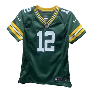 Camiseta deportiva pequeña para mujer Aaron Rogers NFL Green Bay Packer #12 Nike On Field - Imagen 1 de 14