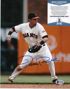 JOE PANIK SAN FRANCISCO GIANTS BECKETT AUTHENTICATED ACTION SIGNED 8x10 - Picture 1 of 1