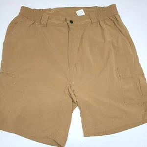 RUGGED EXPOSURE Men's Shorts Polyester Cargo Fish Hiking Packable Dri Fit Large  - Picture 1 of 9