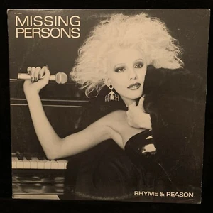 MISSING PERSONS - Rhyme & Reason - CAPITOL ST LP 1984 w/ inner - Picture 1 of 6