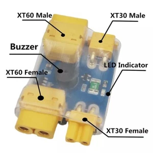 XT30 / XT60 Smoke Stopper Fuse Test Safety Plug Short-circuit Protection Plug - Picture 1 of 8