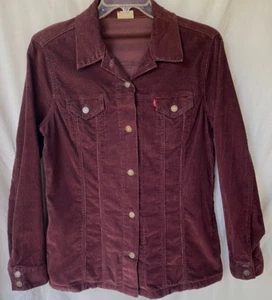 VTG..RARE..LEVIS..DENIM..SHIRT..PLEATS..WOMEN sz L - Picture 1 of 5