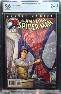 AMAZING SPIDER-MAN #31 2001 CBCS 9.6 Direct Edition! J. Scott Campbell Cover! - Picture 1 of 2