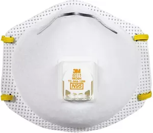 1 MÁSCARA 3M 8511 N95 Protección Respirador de Partículas Máscara Facial Válvula de Exhalación - Imagen 1 de 3