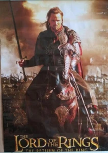 Lord Of The Rings - Return Of The King - ARAGORN ON HORSE MOVIE POSTER 2003 - Picture 1 of 5
