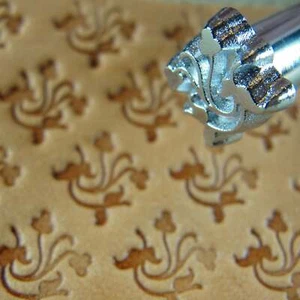 Craft Japan - #E376 sello de acento floral (herramienta de estampado de cuero) - Imagen 1 de 5