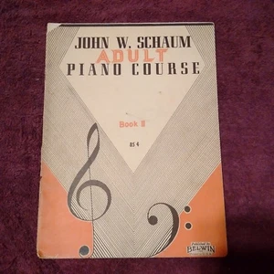 John Schaum Adult Piano Course Book II 1946 - Picture 1 of 1
