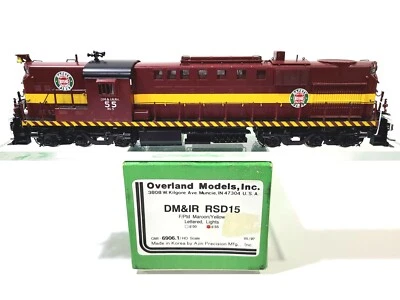 Overland OMI DM&IR RSD15 Duluth Missabe & Iron Range #55 HO Brass Model #6906.1 - Image 1 of 4