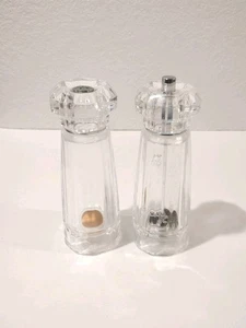 Mr Dudley 6,5" Shaker Sale Macinapepe Macinapepe Trasparente Forma Diamante Top Set  - Foto 1 di 15
