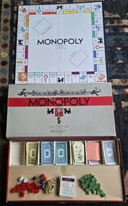 Vintage Monopoly Canadian 1935 1946 Incomplete E-149 Parker Brothers - Picture 1 of 8