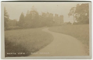 FORD MANOR, GREATHEAD MANOR, LINGFIELD NORTH VIEW - Surrey Postcard, Real Photo - Picture 1 of 2