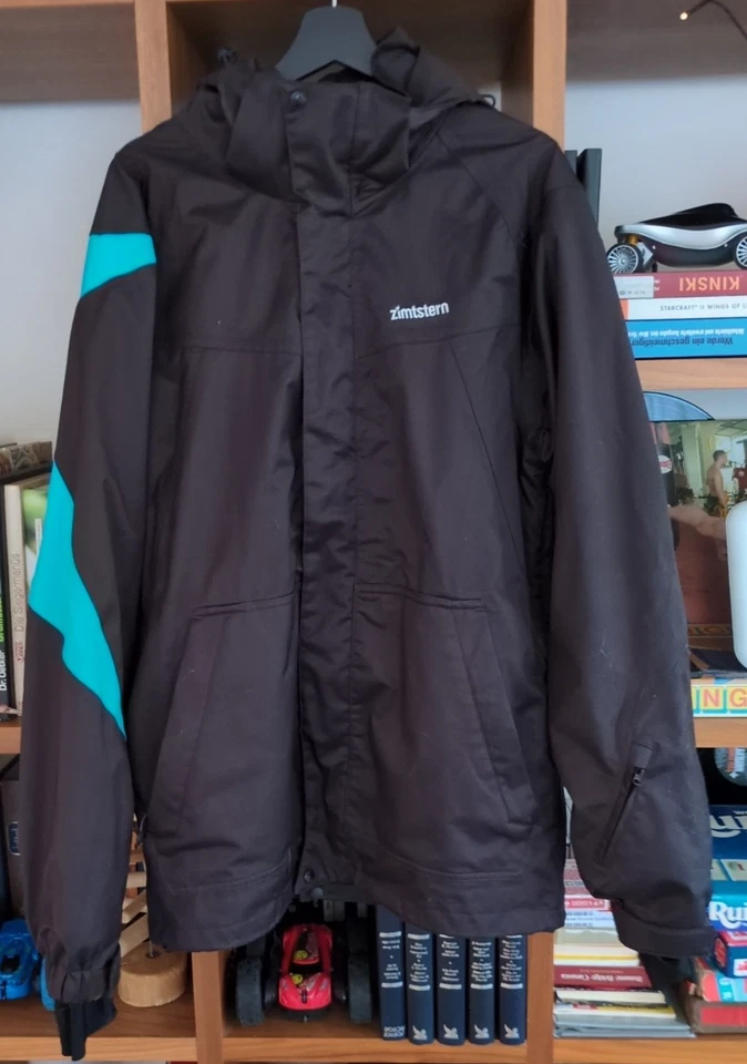 Snowboard Jacke Parka Windbreaker Kapuze Taschen Zimtstern Switzerland - Bild 1 von 4