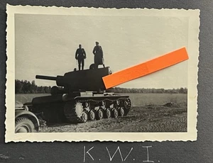 1w) German ww2 Russian K.W. 1 Panzer Russland Front From Photo album Russia - Picture 1 of 1