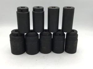 Snap-on 1/2" Drive SAE Impact Socket Set SIM 9pcs 1 1/16 - 1 9/16 - Picture 1 of 9