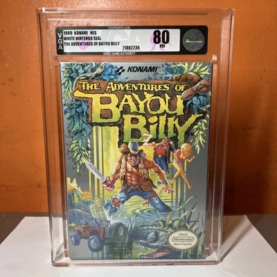 The Adventures of Bayou Billy (NES, 1989) VGA 80 New Sealed Nintendo WATA - Image 1 of 4
