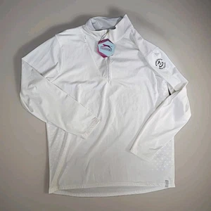 Nuevo Jersey de Golf Slazenger Cuarto Cremallera Pantera Blanco Para Hombre Talla XL Myrtle Beach - Imagen 1 de 18