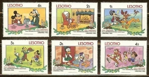 Estampillas de dibujos animados de Disney Lesoto como nuevas (MNH) - Imagen 1 de 1