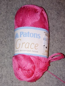Patons Grace mercerisiertes Baumwollgarn Lotusfarben 1er Set Neu & 1 kaum benutzt - Bild 1 von 2
