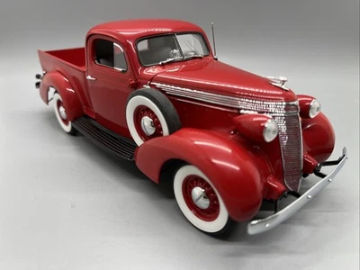 Danbury Mint 1937 Studebaker Red Pickup Truck 1/24 Diecast Scale - Image 1 of 4
