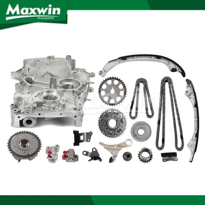Timing Chain Kit VVT Sprocket Oil Pump Fit 05-12 Toyota Tacoma 2010 4Runner 2.7L - Image 1 of 4