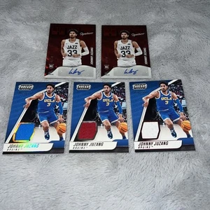 JOHNNY JUZANG * 1st & 2nd On Print /25 Autos. Rot, Weiß & Blau SSP Patch Karten - Bild 1 von 13